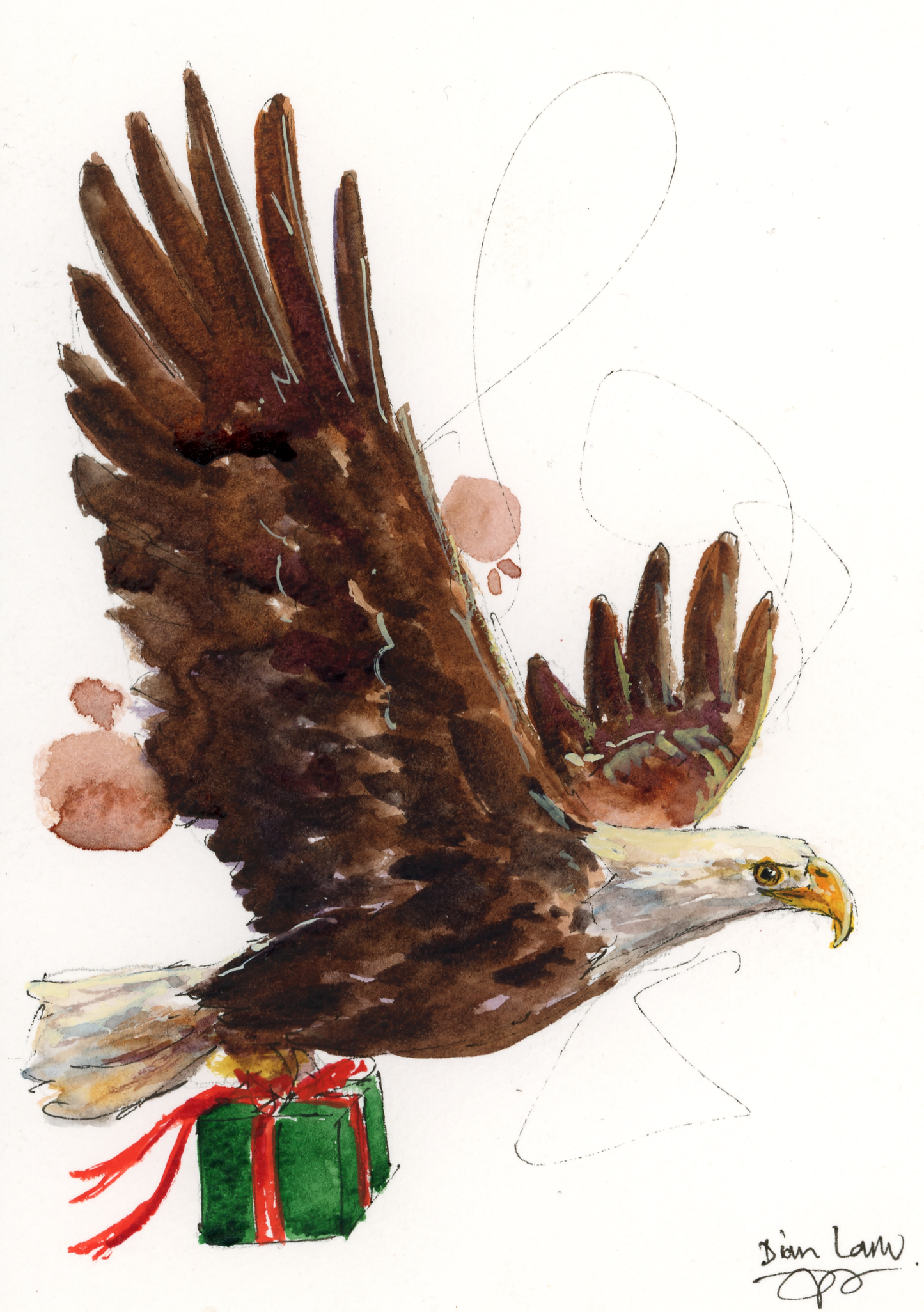 Christmas fish eagle