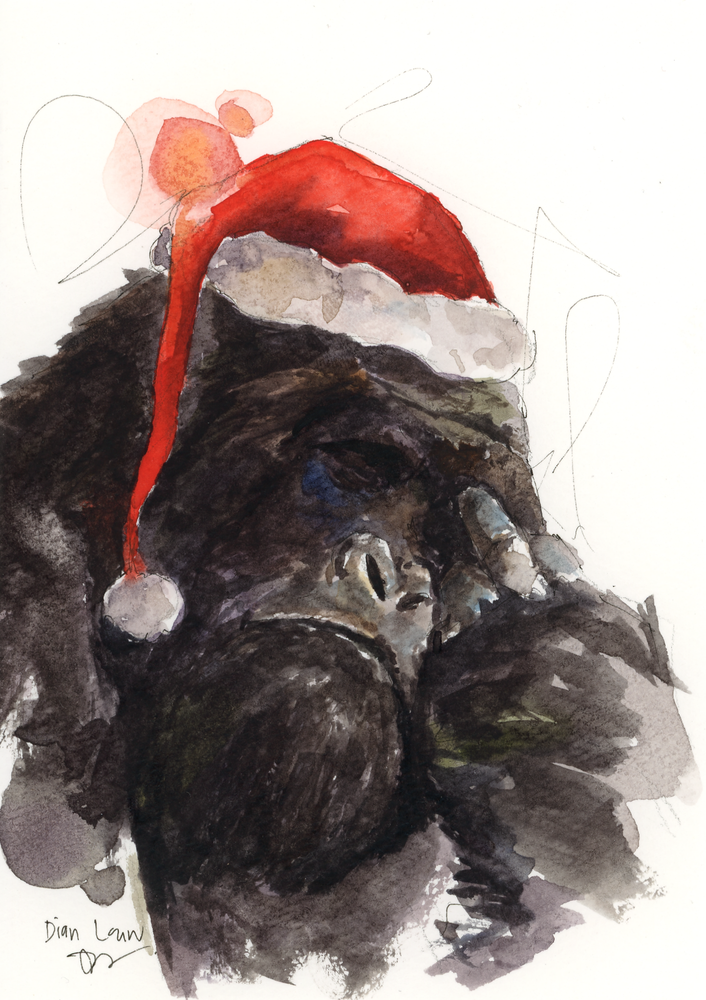 Christmas gorilla