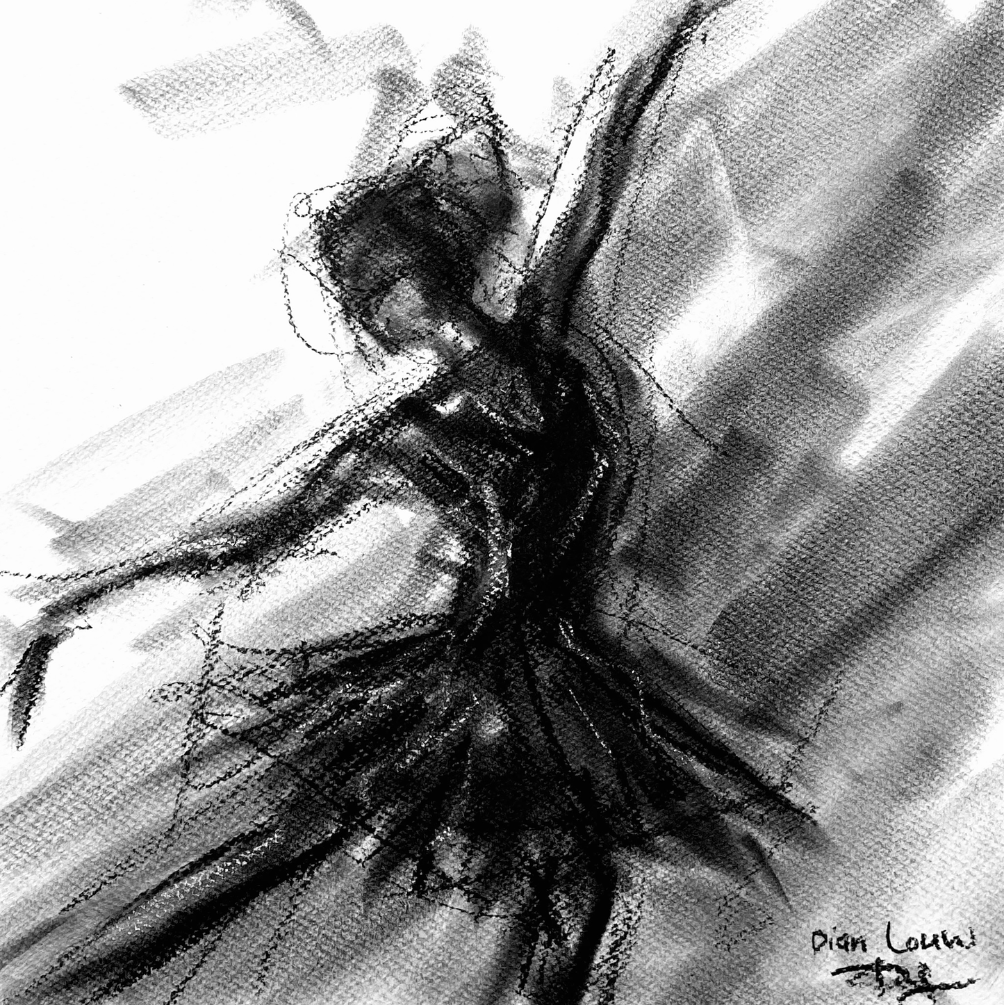 Ballet Charcoal#3