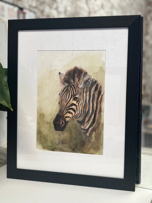 Zebra watercolour