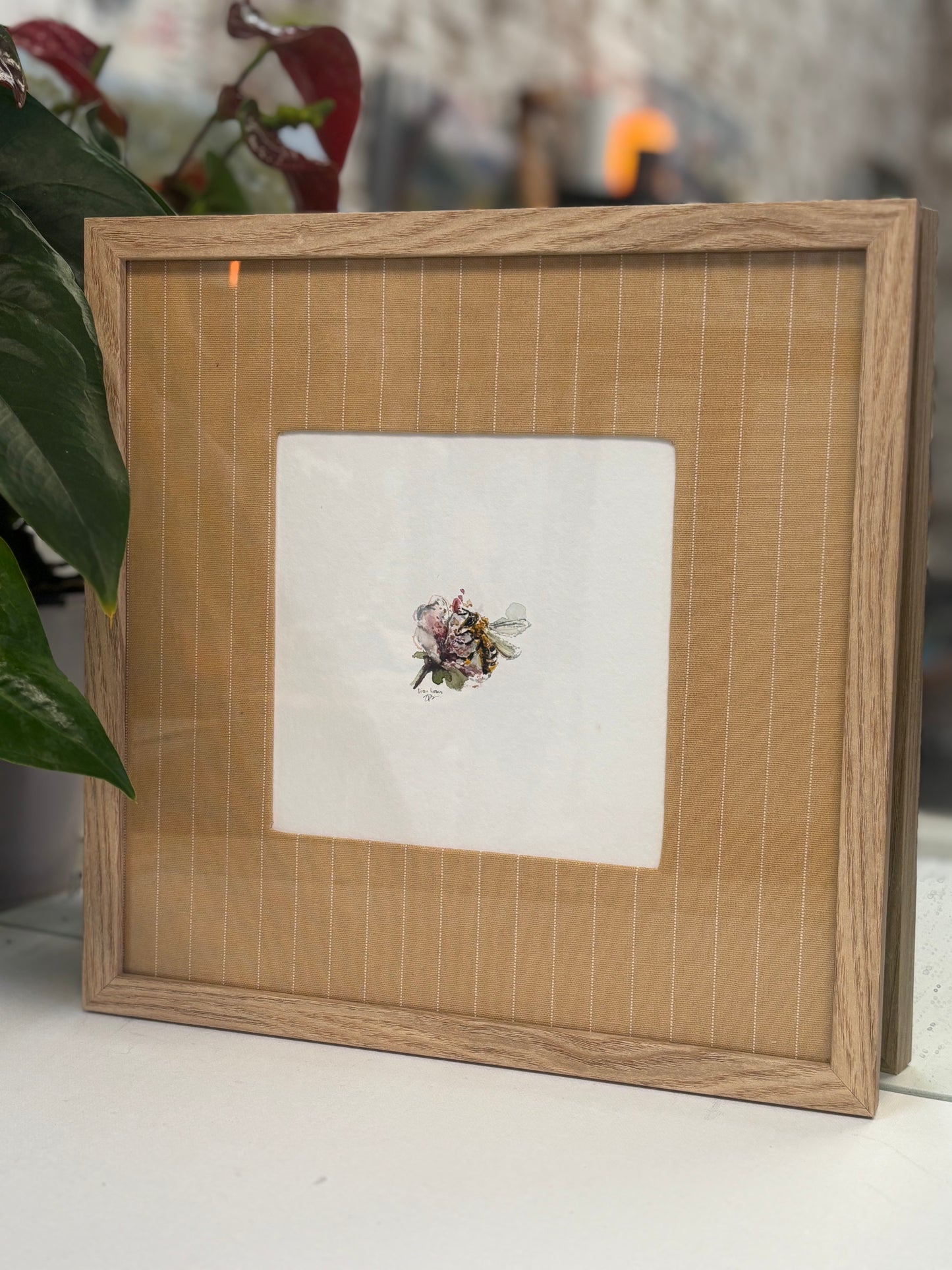 Modern honeybee #2 in watercolour