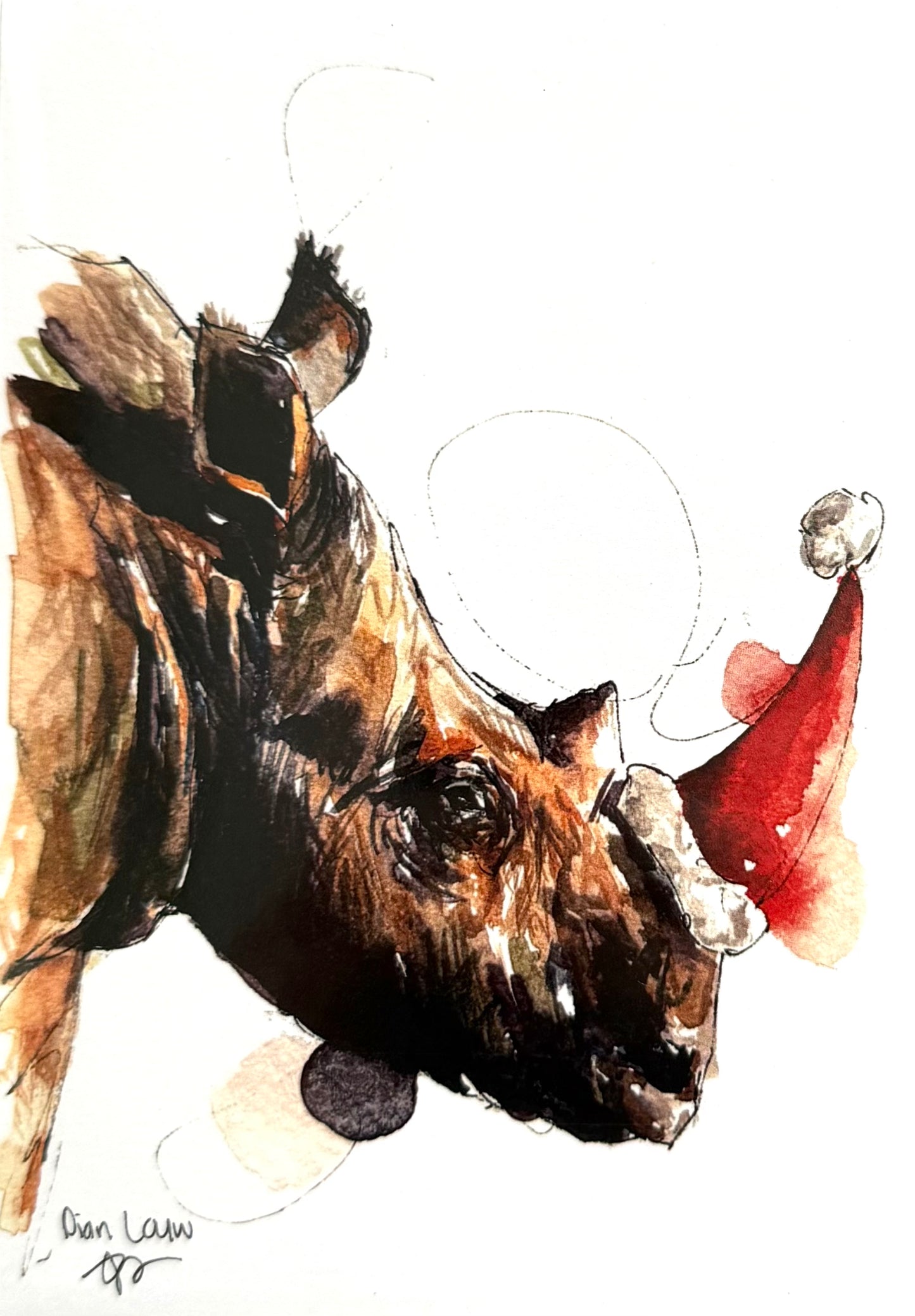 Christmas rhino
