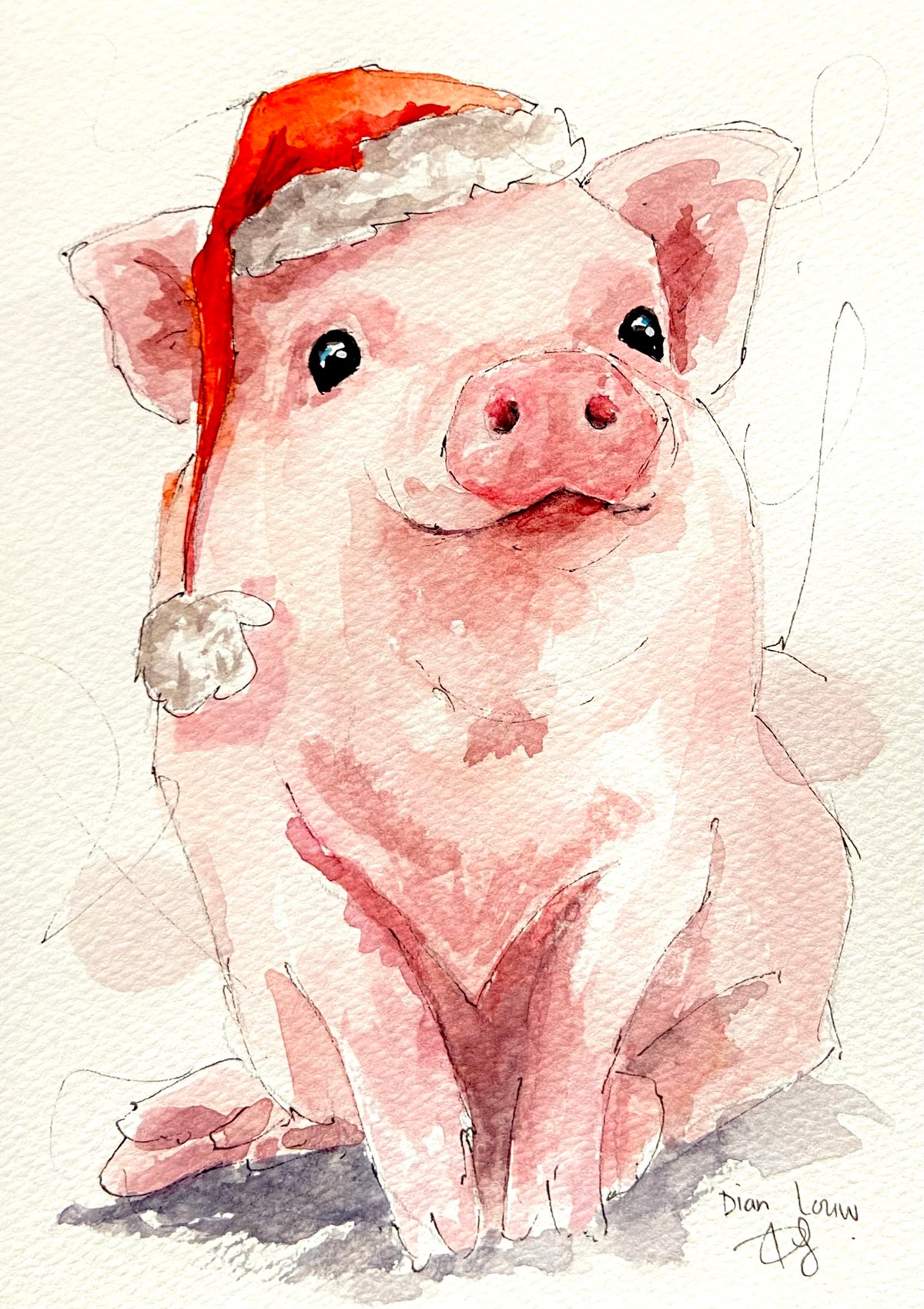 Christmas pig