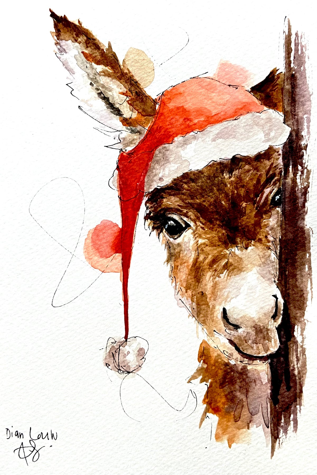 Christmas donkey