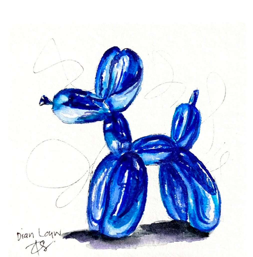 Blue Balloon Dog