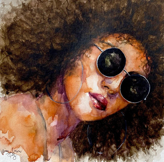 Woman with sunglasses