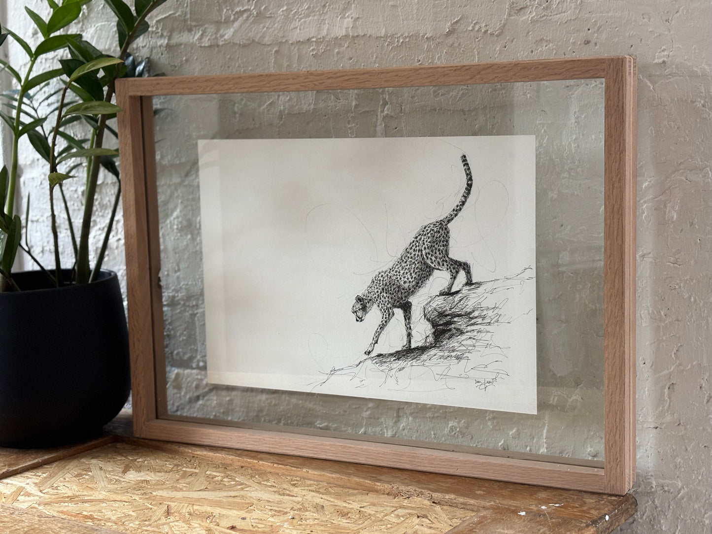 Bespoke Pen sketch (cheetah)