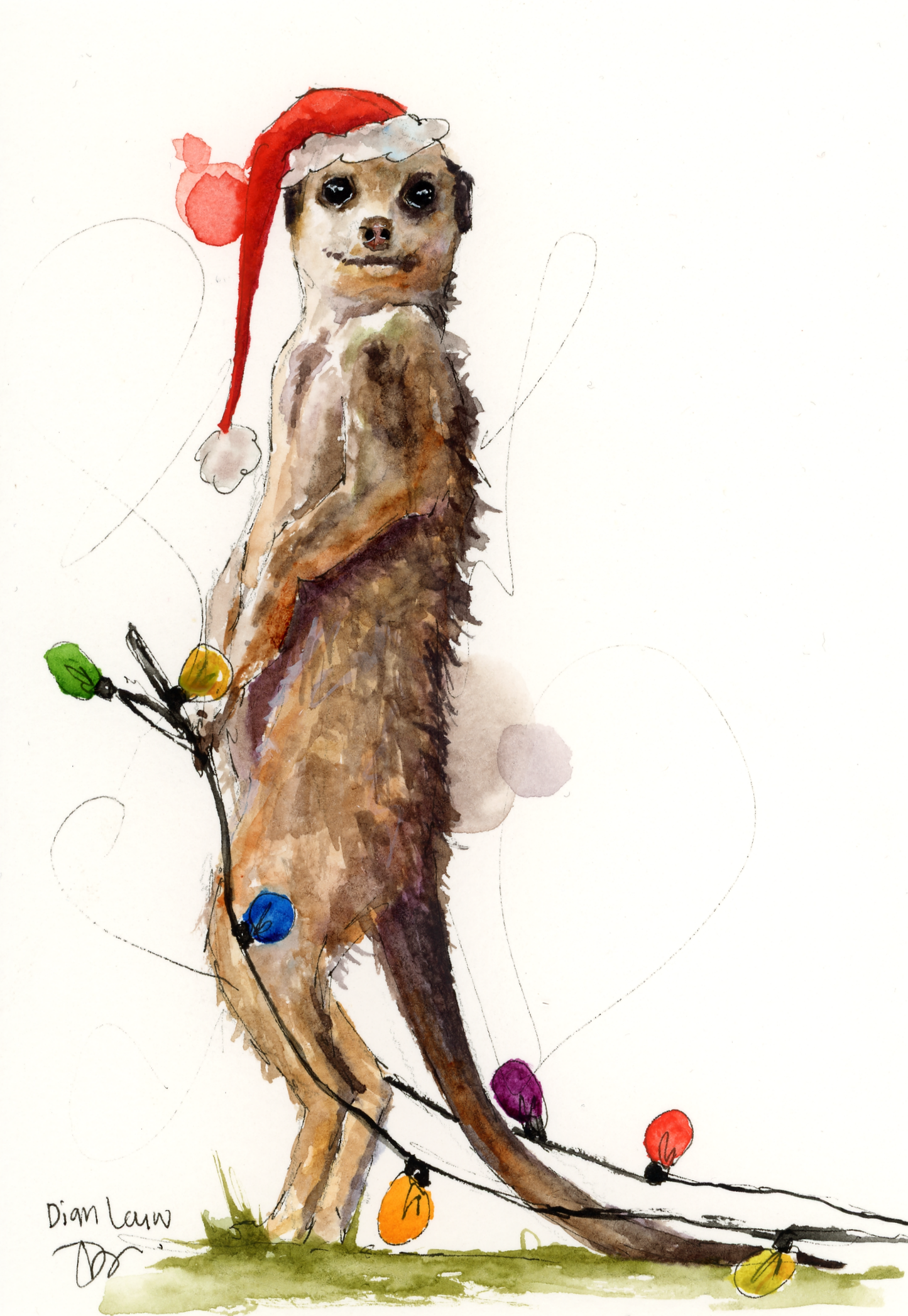 Christmas meerkat
