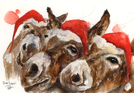Christmas donkeys
