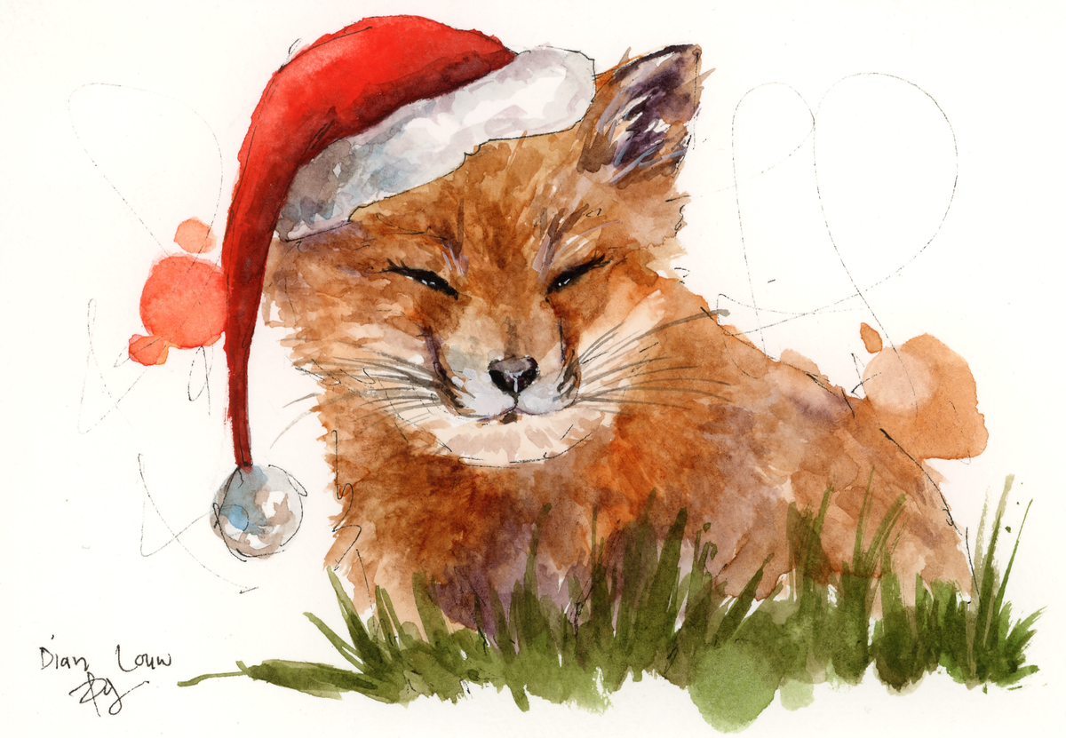 Christmas fox