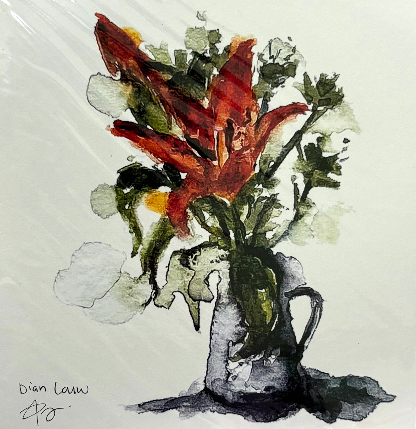 Orange flower bouquet