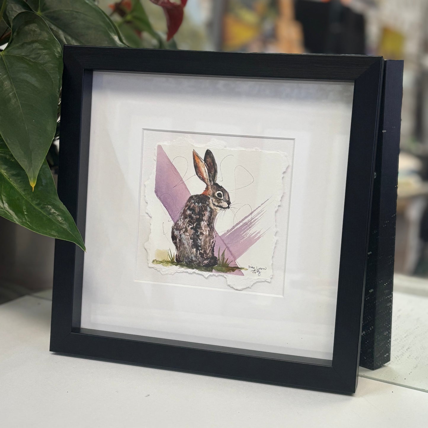 Riverine rabbit in watercolour