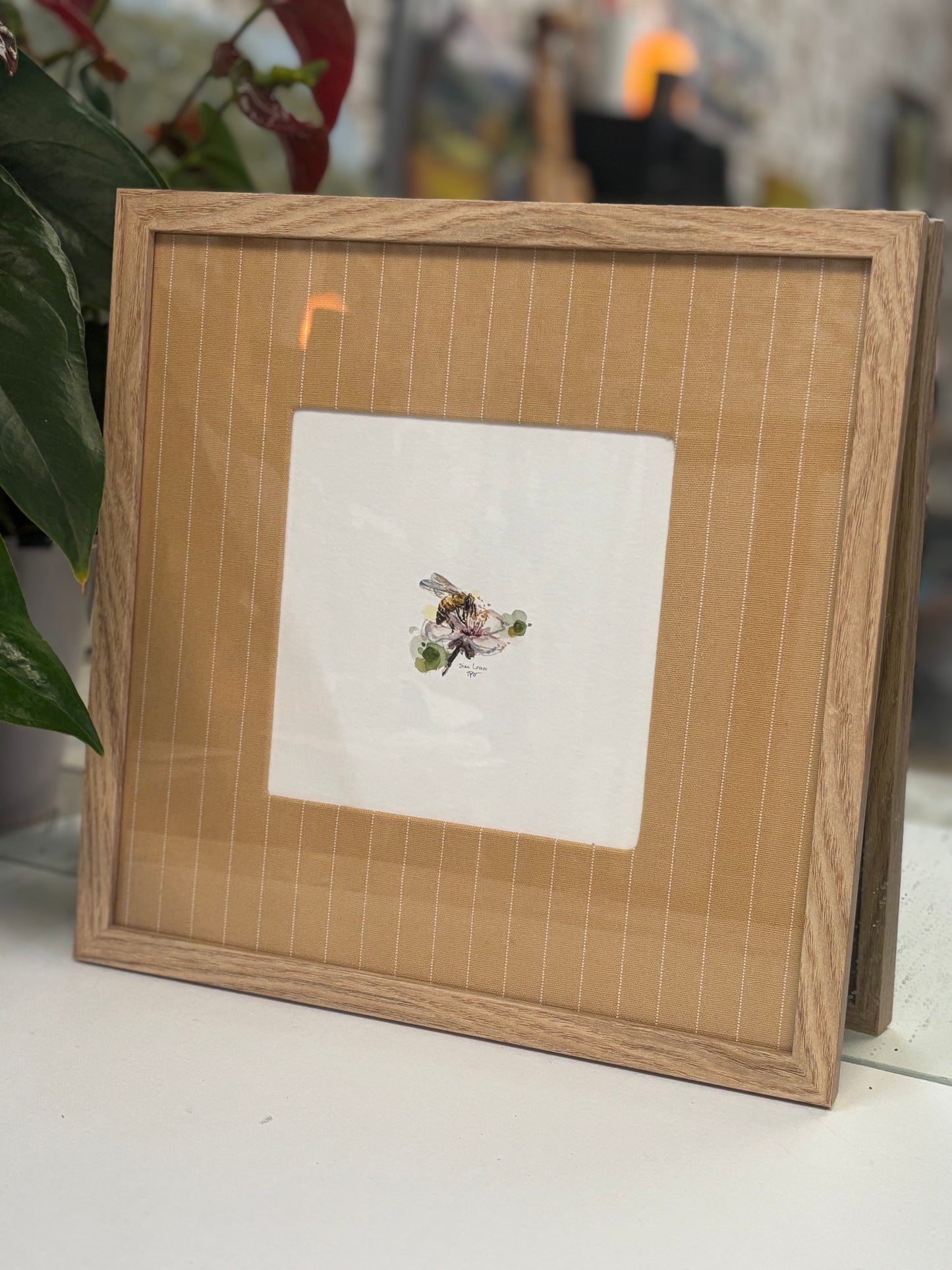 Modern honeybee #1 in watercolour