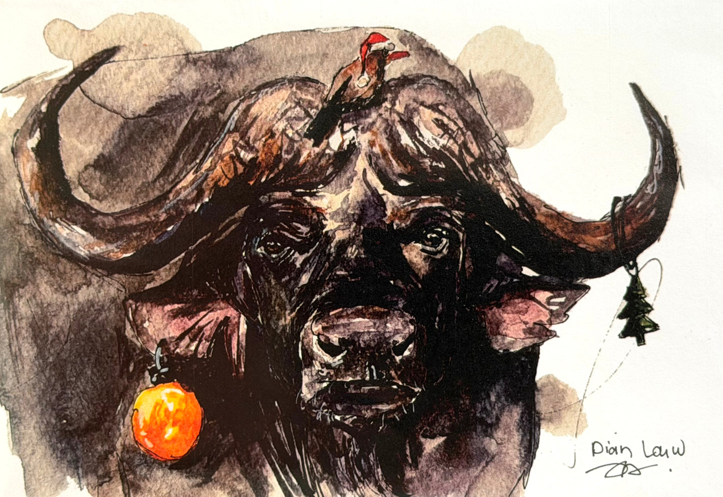 Christmas buffalo