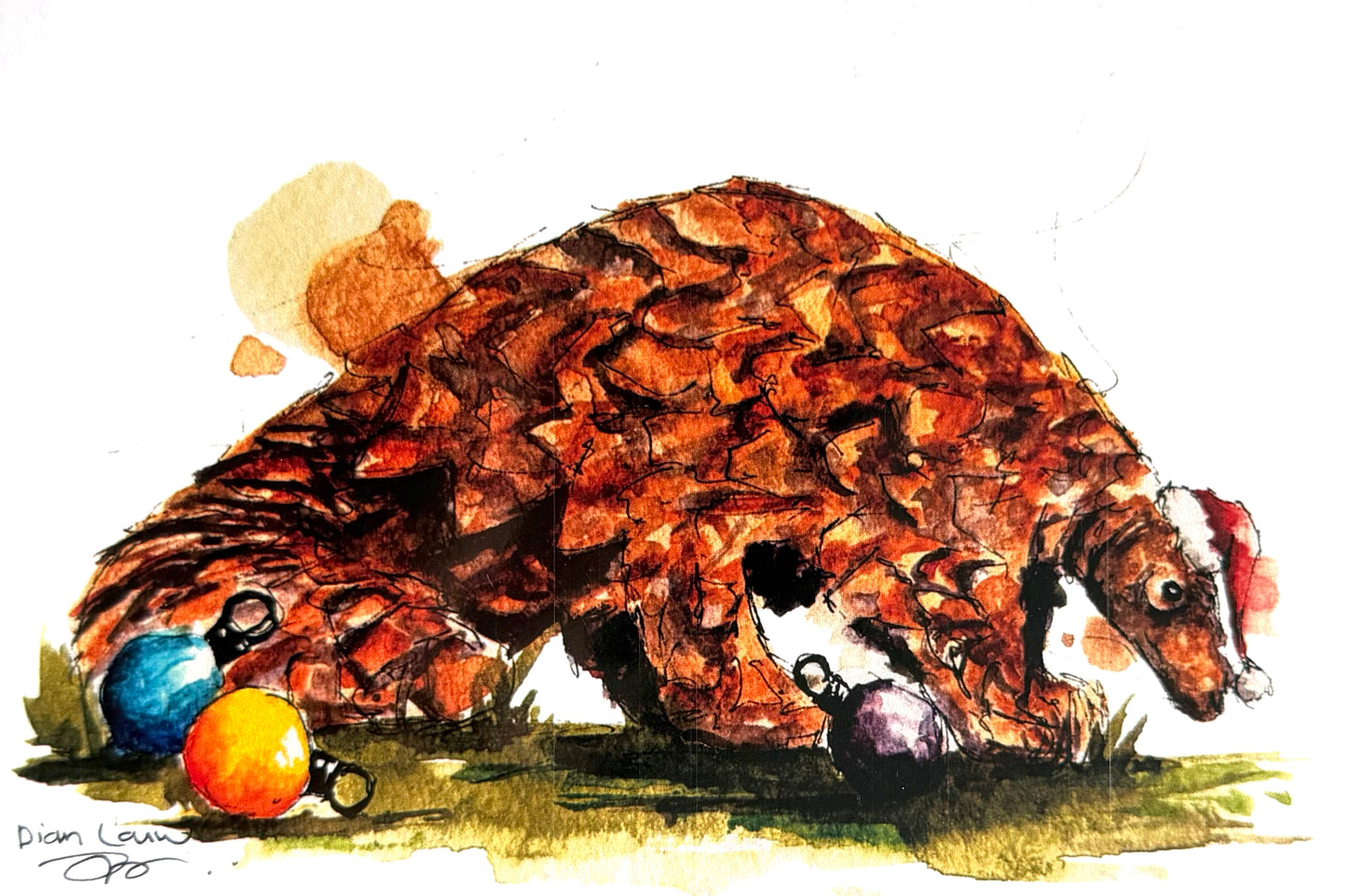 Christmas pangolin