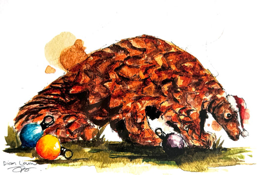 Christmas pangolin