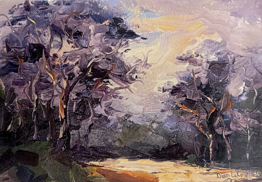 Jacaranda landscape