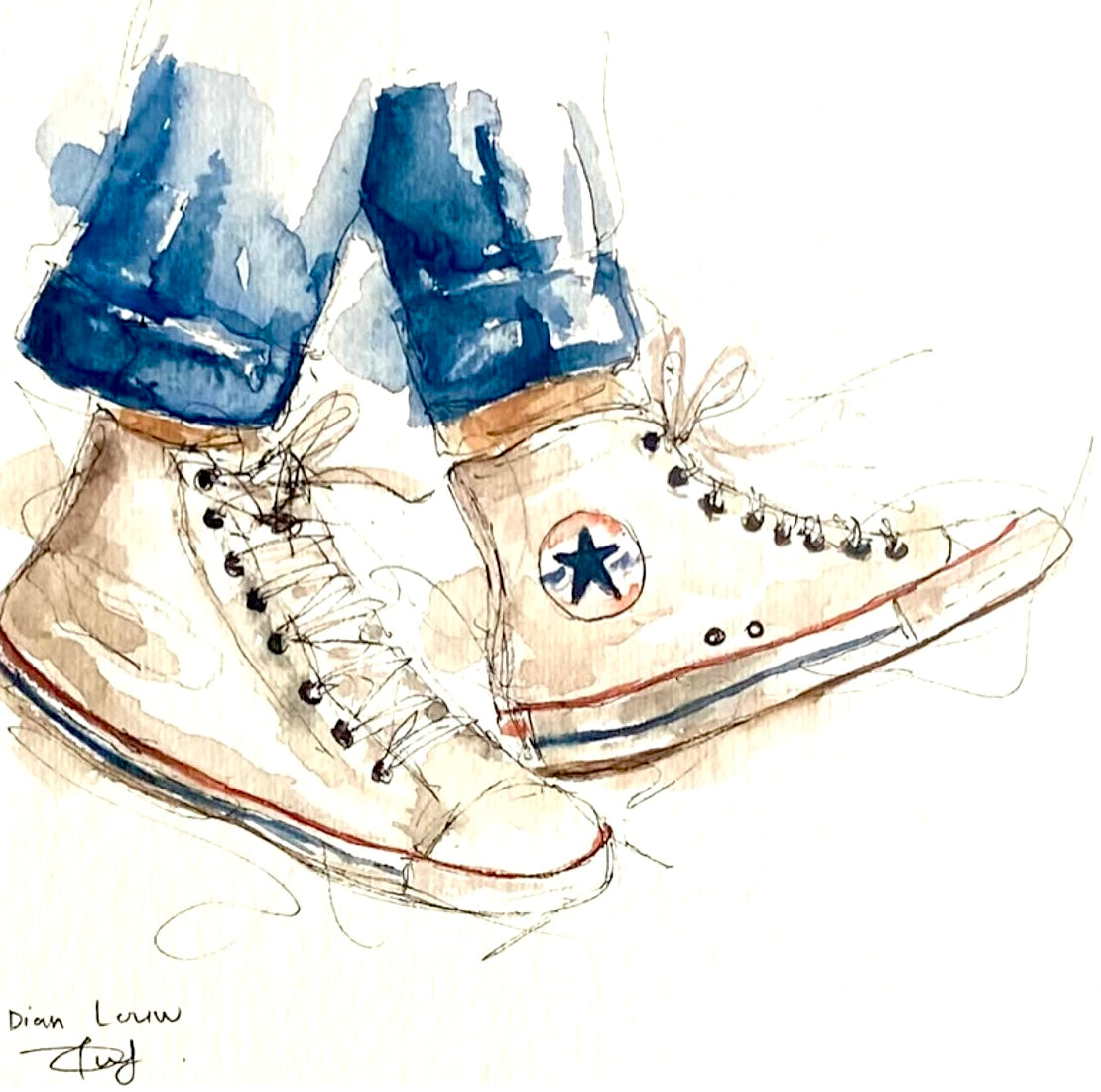 White Converse (All stars)