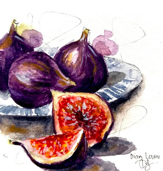 Figs on a plate