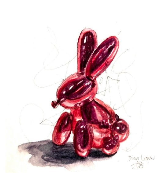 Red Balloon Bunny