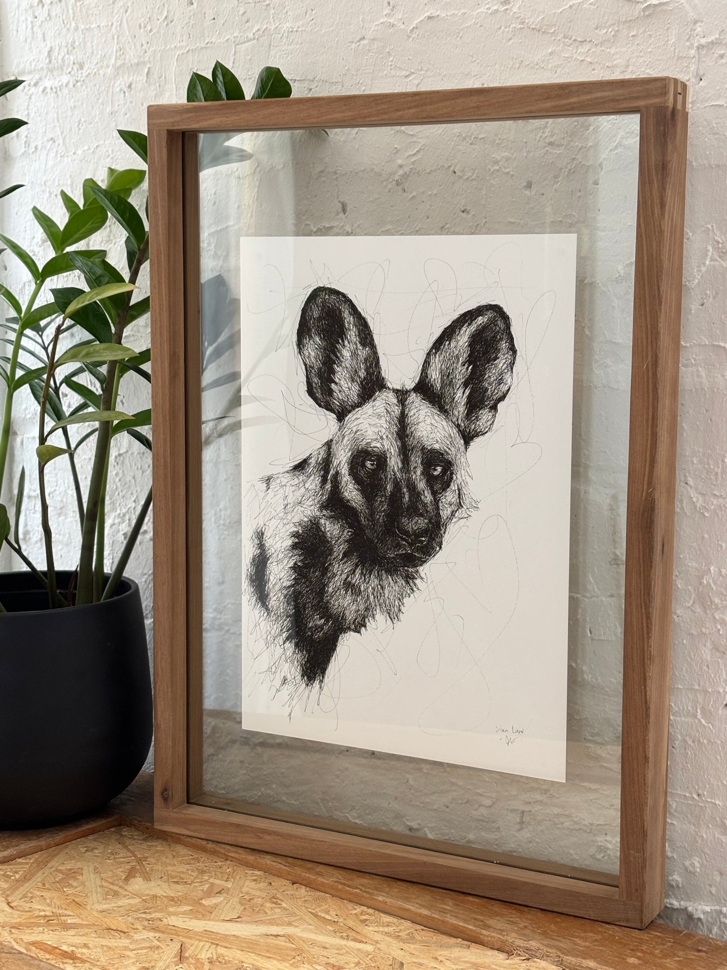 Bespoke Pen sketch (wild dog)