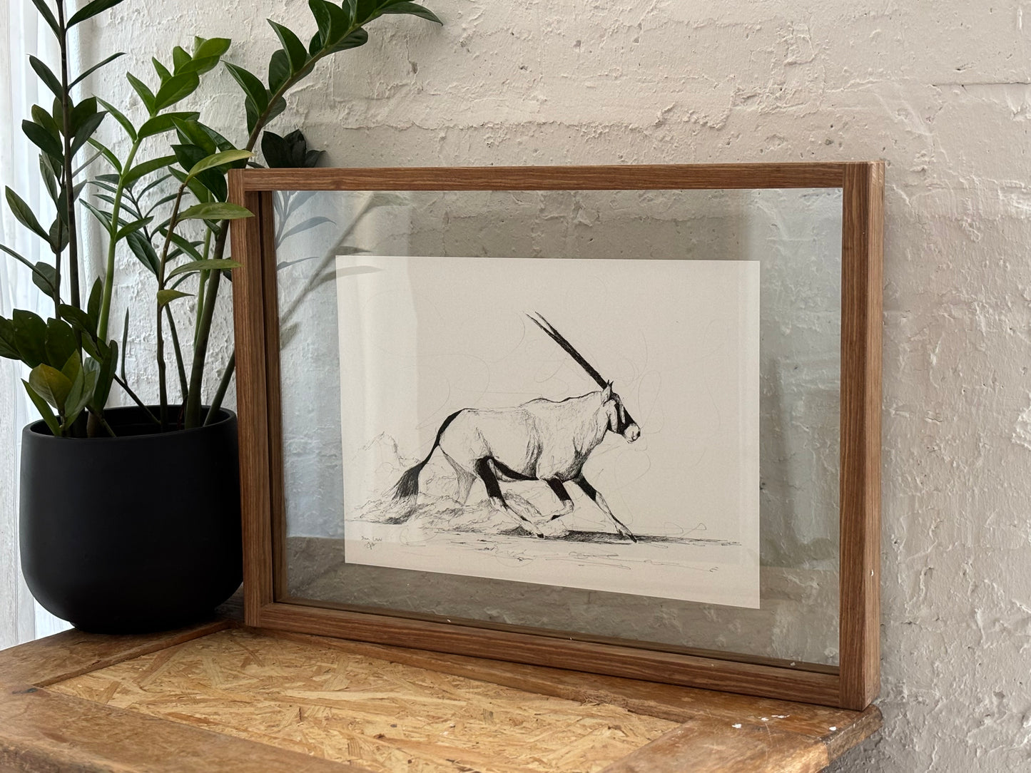 Bespoke Pen sketch (gemsbok / oryx)