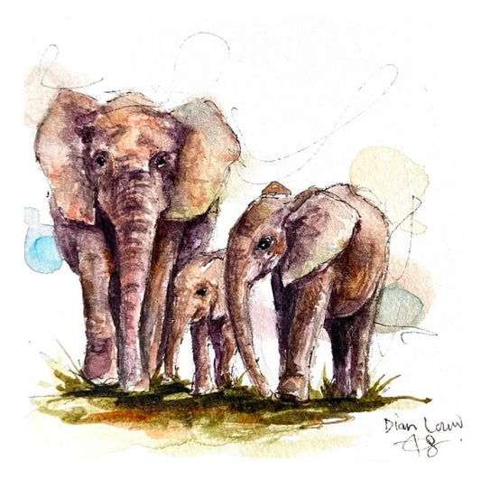 Family of Elephants