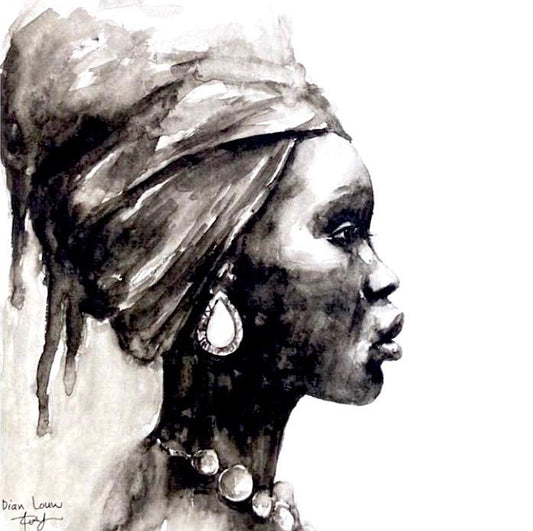 Woman side profile