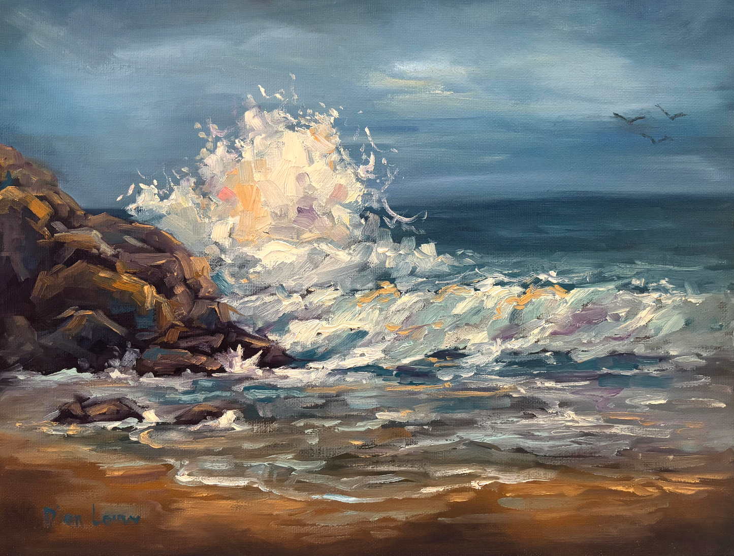 Waves crashing (Skulpiesbaai)