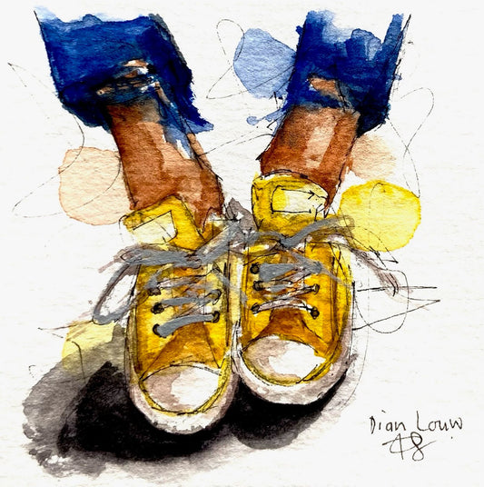 Yellow Converse (All stars)