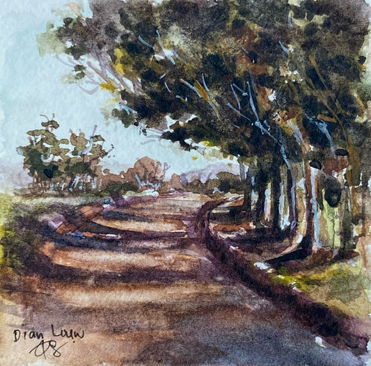 Trees with path (Hartenbos agterpaaie)